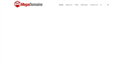 Desktop Screenshot of megadomains.com